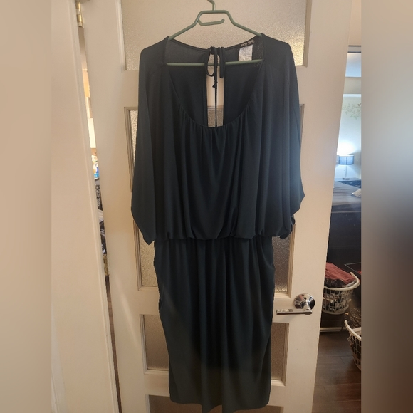 3x , green , dress - Picture 3 of 6